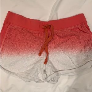 Justice active shorts size 14/16